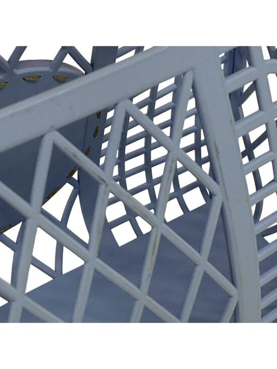 Fendi Tote Basket Small Light Blue Leather - Picture 13 of 15